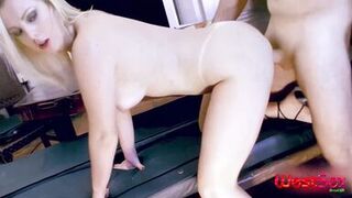 Brazilian scoundrel is lucky to fuck this hot blonde