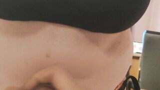 My milf wife and strap on and my ass