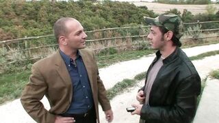 Beautiful Sexy Redhead MILF with Huge Tits Gives a Blowjob to a Big Italian Cock That Cums in Her Mouth - 5 image