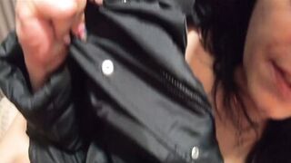 Milfycalla Face Fucking, Doggystyle and Cumming Over My Long Black Winter Jacket 183- I Love Filming in This Long Black Winter J