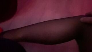 #21 Crazy Nymphomaniac in Stockings Plays with a Dick with Her Mouth