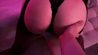 #21 Crazy Nymphomaniac in Stockings Plays with a Dick with Her Mouth