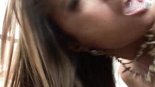 Tattooed asian girl wants to be fucked wild to orgasm