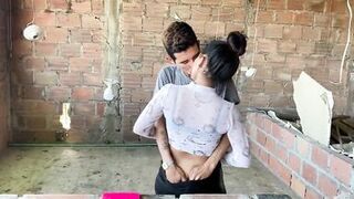 my little stepsister arrives from her summer camp and I greet her with the best fuck