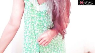 Hot inexperienced Indian stepmom shows big Tits and fingered and masturbates