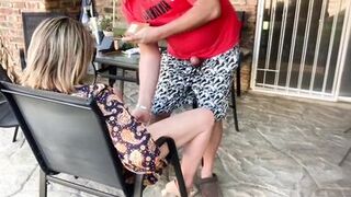 Fucking my naughty wife in lunchtime QUICKIE