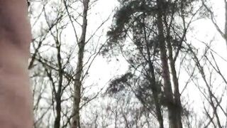 Milf Julie naked outdoors