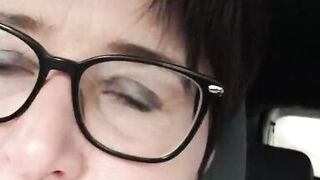 Milf Julie naked outdoors