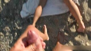 Spontaneous, hot, mass free fuck on the beach! Free hole choice!