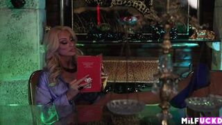 Rich Cougar MILF plays with her new boy toy - 3 image