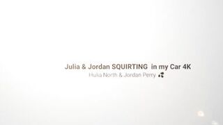 Julia and Jordan Squirting in My Car