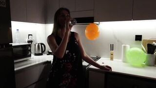 I fucked my friend's mom in the kitchen after his birthday