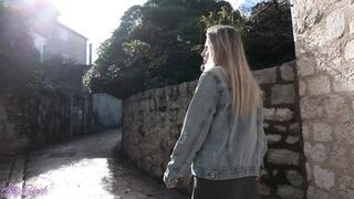 Romantic walk with remote controled vibrator in my pussy - 8 image