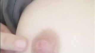 Nipples and Tits Playing Compilation with and without Piercing