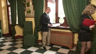 Vintage Threesome for Two Amazing Sexy MILFs with Hairy Pussy Fucked and Cummed in Mouth by a Big Dick - 1 image