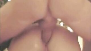 Busty wife anal fuck and facial