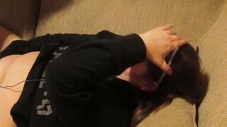 Thick MILF Gets Pussy Destroy By Huge Thick BBC Strap On Making Her Moan & Orgasm