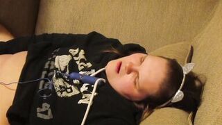 Thick MILF Gets Pussy Destroy By Huge Thick BBC Strap On Making Her Moan & Orgasm