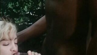 Moana Pozzi and Another Slut with Hairy Pussy Fucked and Cummed in Mouth by Big Cocks