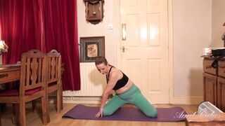 AuntJudys - Hot Yoga Workout with Busty British MILF Keira