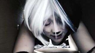 Tricking the Neko Slut Into Playing with Your Big Cock - 12 image