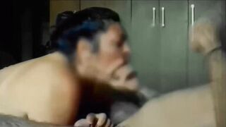 Faby, a horny Milf, asks for cock and swallows it submissive and obedient like a whore. She screams with pleasure when she receives an intense and generous fuck in the ass.