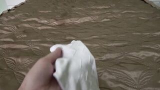 Step Sister Gives You A Blowjob And Lets You Cum At Her Feet