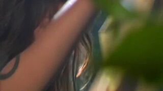 The guy invited the girl to the park and fucked hard asian milf