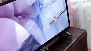 Sexy blonde masturbates wet pussy in bedroom in morning strong orgasm and squirt. Old neighbor entered room. Solo. Pussy masturbation. Girl masturbating. Old inexperienced. Taboo. Family sex. Fingering. Wife - 3 image