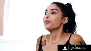 GIRLSWAY - Birthday Girl Vanessa Sky Has SQUIRTING Session With Busty Stepmom Pristine Edge