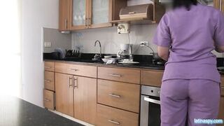 Step mom with huge round ass works as a maid and gets fucked by the boss - 5 image