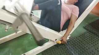 invite the big ass from the gym after her leg routine