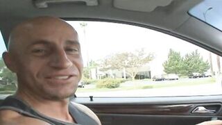 Mature wife fucks a stranger while her husband watches