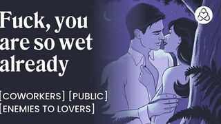 Boss Gets Fucked Hard by Employee | Office Enemies Hook Up in Public | ASMR Audio Porn | Erotic Audio Story - 1 image