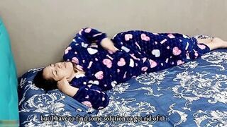 Hot Latina tired of masturbating, takes advantage of a friend's arrival and gives him a really good blowjob so he can fuck her - SPANISH PORN