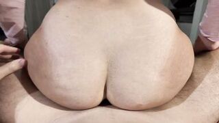 Milf breaks condom to get creampie