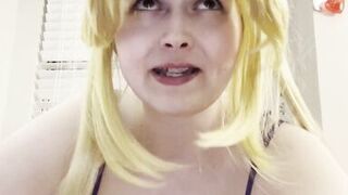 BBW Sailor Moon cosplay masturbation