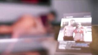 Fucking and cum inside her pussy