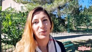 Kyara, Aude and Stella, a trio of naughty girls, share a cock