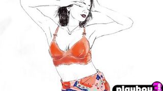 Petite Asian MILF with amazing booty Angel Constance passion posing session