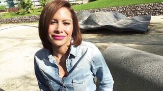 Picked up milf babe fucked anally