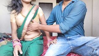 Marathi bhabhi ne kya gajab ki sari wori hai aaj to bhabhi ne khushi kiya - 3 image