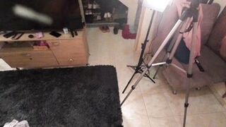 I brought my lover to fuck in front of my cuckold husband, the cuckold's kiss makes me horny