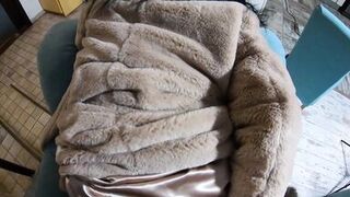 Romantic fucking and cum play on a fur-coat linner 268- preview