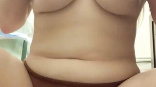 Put my panties in my mouth like a piggy should