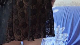 A curvy milf with a big ass fucks and cums at home on the couch. Amateur. PAWG. - 12 image