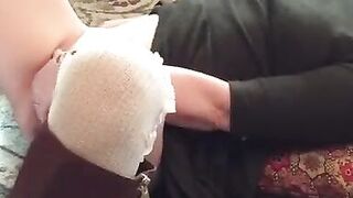 Real wife fucked by husband and friend.