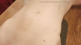 Fucking machine, helpless milf fixed and fucked blindfolded