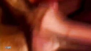 Threesome vintage bang with MILFS