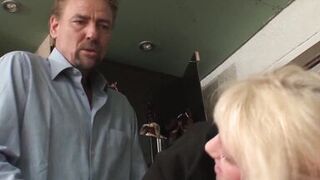 Horny milf gets ass fucked and jizzed in mouth